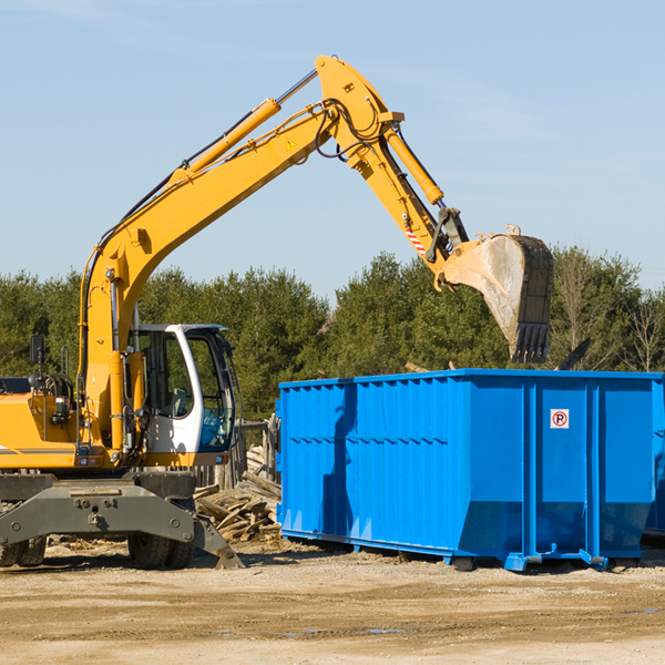 how many times can i have a residential dumpster rental emptied in Bradley SC